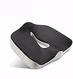 Cuscino Coccige Tusscle Seat, Cuscino Sedia Coccige Per Sciatica Emorroidi Coccige Alleviare Il Dolore Alla Schiena Memory Foam Cuscino Di Supporto Ergonomico Per Sedia Da Ufficio, Sedia A Rotelle,