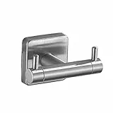 Ounona gancio da parete in acciaio INOX multifunzione singolo appendiabiti attaccapanni Home Storage organizzazione per cucina camera da letto bagno (argento)