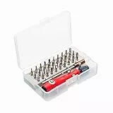 HPMAISON Set di Cacciaviti Precisione 32 in 1, Mini Set Cacciaviti Elettricista Professionali Magnetici, Cacciavite Multifunzione per iPhone, iPad, Tablet, PC, Laptop, Orologio, Riparazione