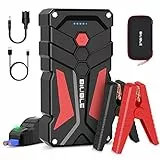 BIUBLE Avviatore Batteria Auto,3000A 26800mAh Avviatore Emergenza per Auto/Moto(Tutto Gas o 8.0L Diesel), 12V Portatile Jump Starter Con uscita CC/Doppia porta USB