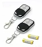 Enterelettronics KIT 2 TELECOMANDI PER CANCELLO UNIVERSALE 433,92MHZ+2 BATTERIE OMAGGIO NB,non duplica i telecomandi A CODICE VARIABILE -ASSISTENZA TELEFONICA -ASSICURATI CHE IL TUO NON SIA PROTETTO