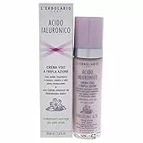 L'Erbolario, Crema Viso Acido Ialuronico per Pelli Miste, Trattamento Normalizzante e Dermopurificante, 50 ml