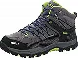 CMP Unisex - Bambini e ragazzi Kids Rigel Mid Trekking Shoe Wp Scarpe da Trekking Alta, Black Graffite Marine, 38 EU