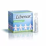 Libenar Flaconcini Soluzione Fisiologica Salina, Isotonica Sterile per la Detersione di Naso e Occhi di Bambini e Neonati - 25 Flaconcini da 5 ml