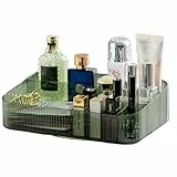 Naisfei Organizzatore cosmetico, vetrina per cosmetici, porta rossetto, organizer per gioielli, organizzatore per trucchi, sezioni in acrilico, per comò, lavabo, bagno e cucina