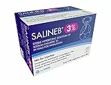 SALINEB Soluzione per inalazione salina ipertonica 3% può essere utilizzata come diluenti in inalatori. 30 flaconcini monodose da 4 ml.