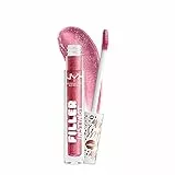NYX Professional Makeup Lucidalabbra volumizzante Filler Instinct, Lucidalabbra brillante, Idratante, Formula vegana, 2,5 ml, Tonalità: Major Mouthage
