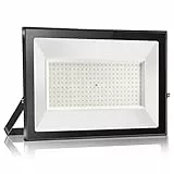 Paideste 200W Fari LED Esterno, 20000 Lumen Faretto Led da Esterno, Bianco Caldo 3000K Proiettore Moda Leggero, Impermeabile IP65 Luce di Sicurezza Lampada per Giardino, Cortile, Garage, Corridoio