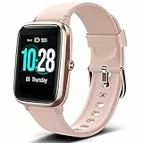ZOSKVEE Smartwatch, Impermeabile 5ATM, Uomo Donna Fitness Sportivo Orologio, Monitoraggio Frequenza Cardiaca e Sonno, Notifiche Chiamate Whatsapp, Compatibile con Android/iOS