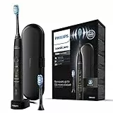 Philips Sonicare Expertclean 7300 Spazzolino Elettrico Sonico, Connesso All'App, Con Custodia Da Viaggio, Nero, ‎23.9 x 17.5 x 6.7 cm, 365 grammi