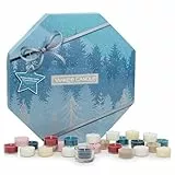 Calendario dell'Avvento Yankee Candle 2023 Wreath | Set regalo di candele profumate | 24 tea light profumati e 1 porta tea light | Collezione Bright Lights | Regali di Natale perfetti per le donne