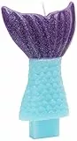 Amscan 170528 - Candela per torta di compleanno a tema sirena, 13 cm
