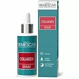 Remescar Siero Viso al Collagene Idrolizzato 30ml - Antirughe con Acido Ialuronico - Idratante, Rassodante, Anti Età - Tecnologia Microbioma - Adatto a Tutti i Tipi di Pelle