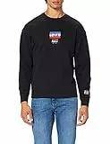 Levi's Relaxd Graphic Crew Sportswear Micro Lo, Jeans Uomo, Nero, M