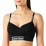 Calvin Klein Reggiseno a Bralette Donna Light Lined Foderato, Nero (Black), L