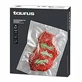 Taurus 999261000 Sacchetti per confezionamento sottovuoto, Plastica, Trasparente