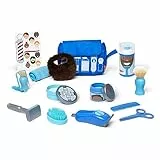 Melissa & Doug Set per giochi di rasatura di finzione Negozio Del Barbiere giocattolo per bambini e bambine dai 3 anni in su