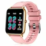 Smartwatch Orologio Fitness Donna Uomo: Impermeabile Digitale Smart Watch Full Touch con Cardiofrequenzimetro Da Polso Pressione Sanguigna Contapassi Calorie Sportivo Activity Tracker Android ios