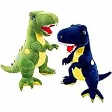 Peluche Dinosauro Liuer 2PCS Dinosauri Giocattoli Tirannosaurus Rex Dinosauro Giocattolo per Ragazze Regalo Festa Compleanno Bomboniere Bambina Bambini