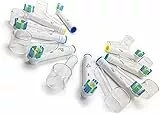 8 Testine di Ricambio Compatibili 3D White Generiche 3AG + 8 Copritestine di Protezione Igienici per spazzolino elettrico