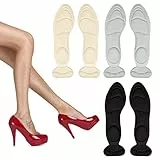 Hwtcjx Cuscini per tallone Pad Heel 3 paia, Cuscinetti per il tallone, Salva Tallone, Soletta Autoadesiva per la Cura dei Piedi per Scarpe, impediscono ai Talloni di Sfregare (Testa rotonda)