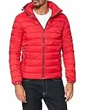 Superdry Classic Fuji Puffer Jacket Giacca Uomo, Rosso (High Risk Red), Medium