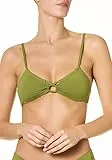 Goldenpoint Bikini Donna Reggiseno Brassière con Coulisse, Colore Verde, Taglia 3