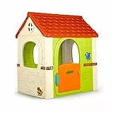 FEBER- Fantasy House, Casetta Per Bambini Con Porta Apribile, Per Giocare In Casa O All'Aperto, Multicolore, Resistente E Facile Da Montare, Per Bambini/e Da 2 A 6 Anni, 800010237