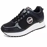 Colmar Scarpe Donna Sneaker Travis Punk High Outsole 126 Pelle/Ecopelle Black D24CO01 39