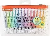 Evidenziatore STABILO swing cool pastello - Astuccio x 14 evidenziatori 100% pastello