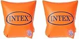 Intex- De Luxe Braccioli Deluxe, Colore Arancio, 23 x 15 cm, 58642