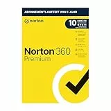 Norton 360 Premium 2021 | 10 Geräte | Antivirus | Unlimited Secure VPN & Passwort-Manager | 1 Jahr | PC/Mac/Android/iOS | Aktivierungscode in Originalverpackung