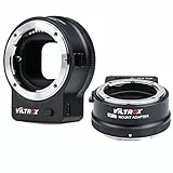 FTZ Mount Adattatore,VILTROX NF-Z Autofocus Adattatore di Montaggio Obiettivo Convertitore per Nikon F-Mount Lente a Nikon Z-Mount Fotocamera Z5 Z50 Z6 Z6II Z7 Z7II