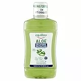 Equilibra Igiene Dentale, Collutorio Multiattivo, a Base di Aloe Vera, Gusto Menta, Xilitolo e Mentolo per un Alito Fresco, Aiuta a Proteggere da Carie e Tartaro, 500 ml