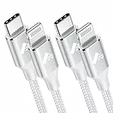 Aioneus Cavo USB C a Lightning [2Pezzi,1.8M] Ricarica Caricabatterie iPhone Cavo iPhone Tipo C, Carica Rapida Caricatore per iPhone 14 Pro Max 13 12 Mini 11 SE 2020 X/XS Max/XR/8/7/6s/6 Plus 5s/iPad