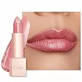 OULAC Rossetto Lucido Idratante Rosa, Finitura Lucida e Brillante, Texture Cremosa, Formula Idratante, Trucco Naturale Idratante per le Labbra, Vegano e Senza Glutine (03) Pink Jewel