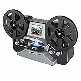 DIGITNOW! Scanner di Pellicole Super 8,Video 8 Scanner e Digitalizzatore Normale 8mm, converte Film in Digitale MPEG HD 1080P, incl. Scheda SD da 32 GB con 2,4'LCD, MovieMaker Grigio