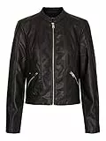 VERO MODA Vmkhloefavo 22 Noos-Giacca Corta Impermeabile, Nero, M Donna