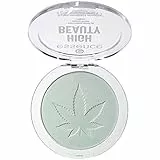 Essence HIGH BEAUTY Fixing Compact Powder, cipria, verde, per pelli miste, opacizzante, naturale, vegano, privo di nanoparticelle, senza alcool (8g)