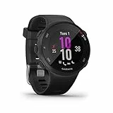 Garmin Forerunner 45s, Orologio Smart GPS per la Corsa e Altri Sport Unisex, Nero, S (39 mm)
