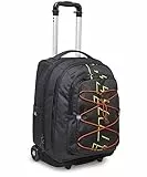 Trolley Invicta, TROLLEY NEW BUMP ACTIVE , Nero, Doppio scomparto con tasca frontale, Tasca interna attrezzata, Ruote da 75 mm, Maxi Logo Invicta, Trolley Viaggio & Tempo libero