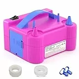 Nestling Pompa Elettrica per Palloncini-Gonfiatore Palloncini Elettrico(600W)-Due modalità di Funzionamento Pompa Palloncino-1 Punto di Colla, 1 Nastro, 2 Annodatori-Adatto per Feste, Matrimoni...