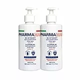 Pharmamani KIT 2 PEZZI GEL IGIENIZZANTE MANI da 400 ml l'uno. Con Dosatore. 70% Alcool. Effetto Rapido, non appiccica, mani morbide, Idratate. Profumo gradevole. Dermatologicamente Testato.