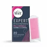 Veet Expert Strisce Corpo e Gambe Pelli Normali, 20 strisce