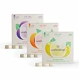 waterdrop® Set Microdrink Te Freddo Zero | 36 cubetti waterdrop per insaporire l'acqua | Te Verde Limone, Nero, Pesca, Bianco Mirtillo | Freddo senza zucchero | Acqua aromatizzata