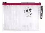 APLI 17384 - Busta Zipper Bag A5, 1 pezzo, colori assortiti