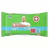Mastro Lindo Salviette Igienizzanti Classico, Formato 24 salviette, per Tutte le Superfici, Senza Risciaquo, Fresco Profumo di Pulito