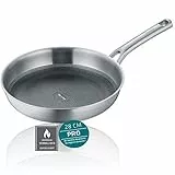 Berndes Padella Tricion Resist 28 cm, padella estremamente resistente ai graffi, riscaldamento rapido, rivestimento antiaderente