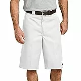 Dickies - 13in Mlt Pkt W/St, Pantaloncini sportivi Uomo, Bianco (White), W34 (Taglia Produttore: 34)