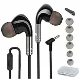 ZXQ A2 Cuffiette con Filo e Microfono，Auricolari In-Ear Cuffie，Cuffiette con Filo,cavo senza grovigli, resistenza al sudore, isolamento dal rumore，per iPhone Samsung telefoni AndroidBianco(Ner0)
